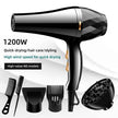 Professional Hair Dryer 1200W – Hot & Cold, Ionic, 3-Speed | Foldable Handle | Home & Salon Use