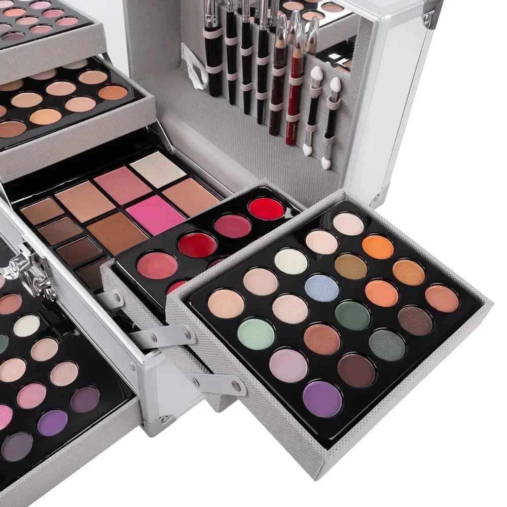 Makeup Mystery Gift Box Set — Full Cosmetics Kit with Lipstick, Eyeshadow, Lip Gloss, Blush & More