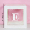 25cm Transparent Letter Gift Box – A-Z Alphabet for Baby Shower, Wedding & Party Decor - Gold Store Business