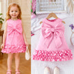 Toddler Girl Party Dress – Sleeveless Bowknot Pearl Cake Dress for Baby Girls 9M-5Y - Gold Store Business