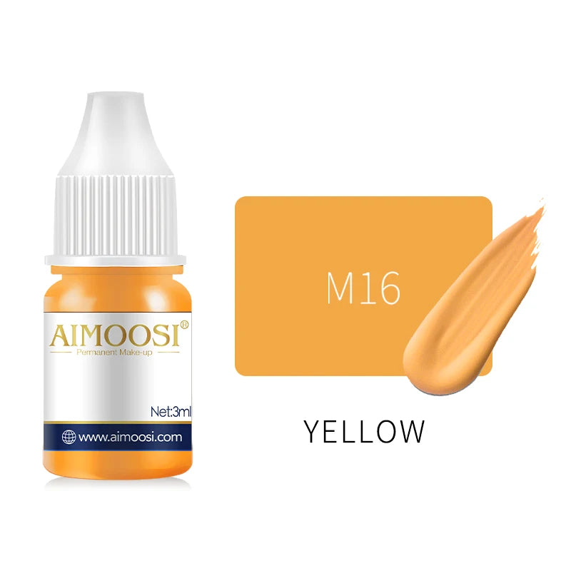 Aimoosi 3ML Semi-Permanent Makeup Pigment — Milk Tea Colors | Brows, Eyeliner & Lips | Lasts 3–5 Years