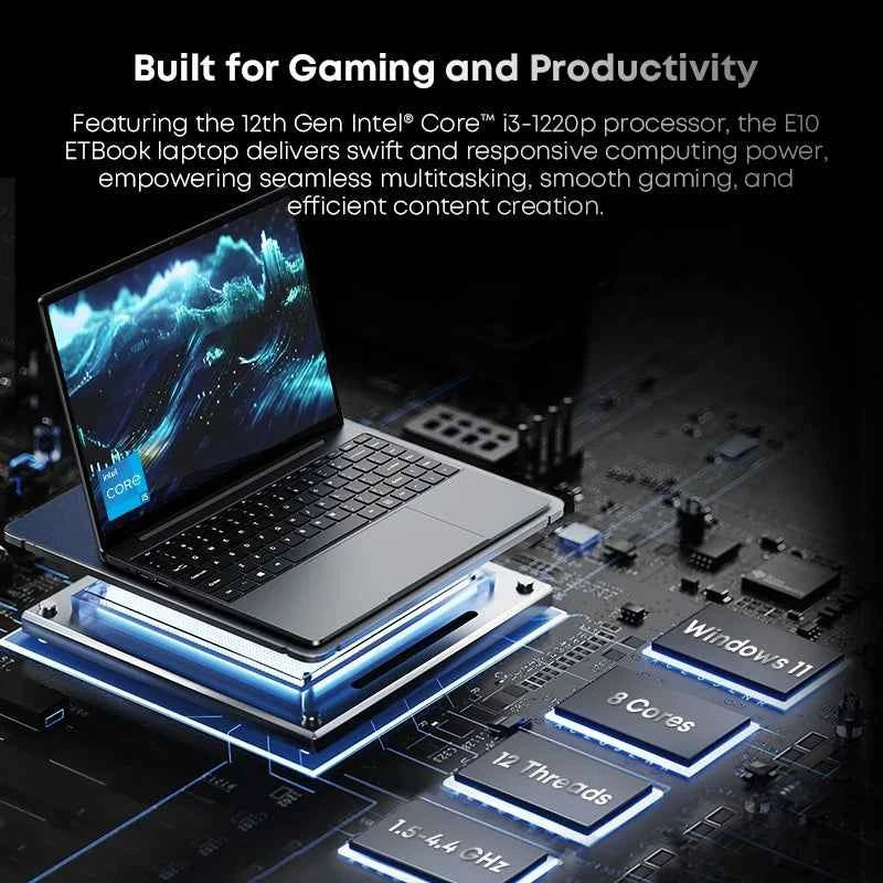 Acer e10 ETBook Gaming Laptop – Intel Core i3, 16GB RAM, 512GB SSD, 14