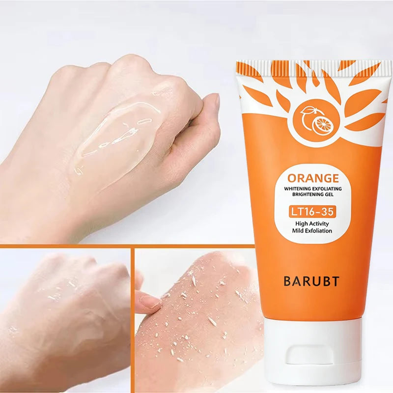 Orange Exfoliating Gel Scrub – Gentle Dead Skin Remover for Face & Body | 50g - Gold Store Business