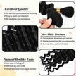 Human Hair Bulk for Braiding — 2 Bundles Deep Wave | Boho Braids, Water Wave, Curly (12–28 Inches)
