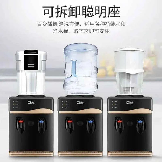 Desktop Hot & Cold Water Dispenser – 3-Tap Countertop Drink Dispenser for Home & Office | CE Certified