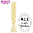 Ombre Braiding Hair Extensions – Kanekalon Synthetic Jumbo Braids 24 Inch | 6 Pcs/Lot