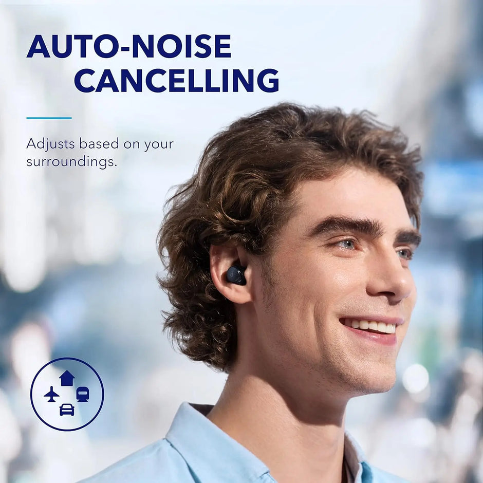 Soundcore by Anker Space A40 ANC Wireless Earbuds — 50H Battery, Hi-Res Audio (Refurbished)