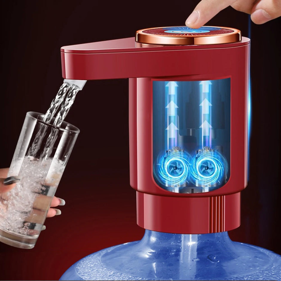 Portable Electric Water Dispenser Pump for 5 Gallon Bottles – USB Rechargeable | Home, Kitchen & Office
