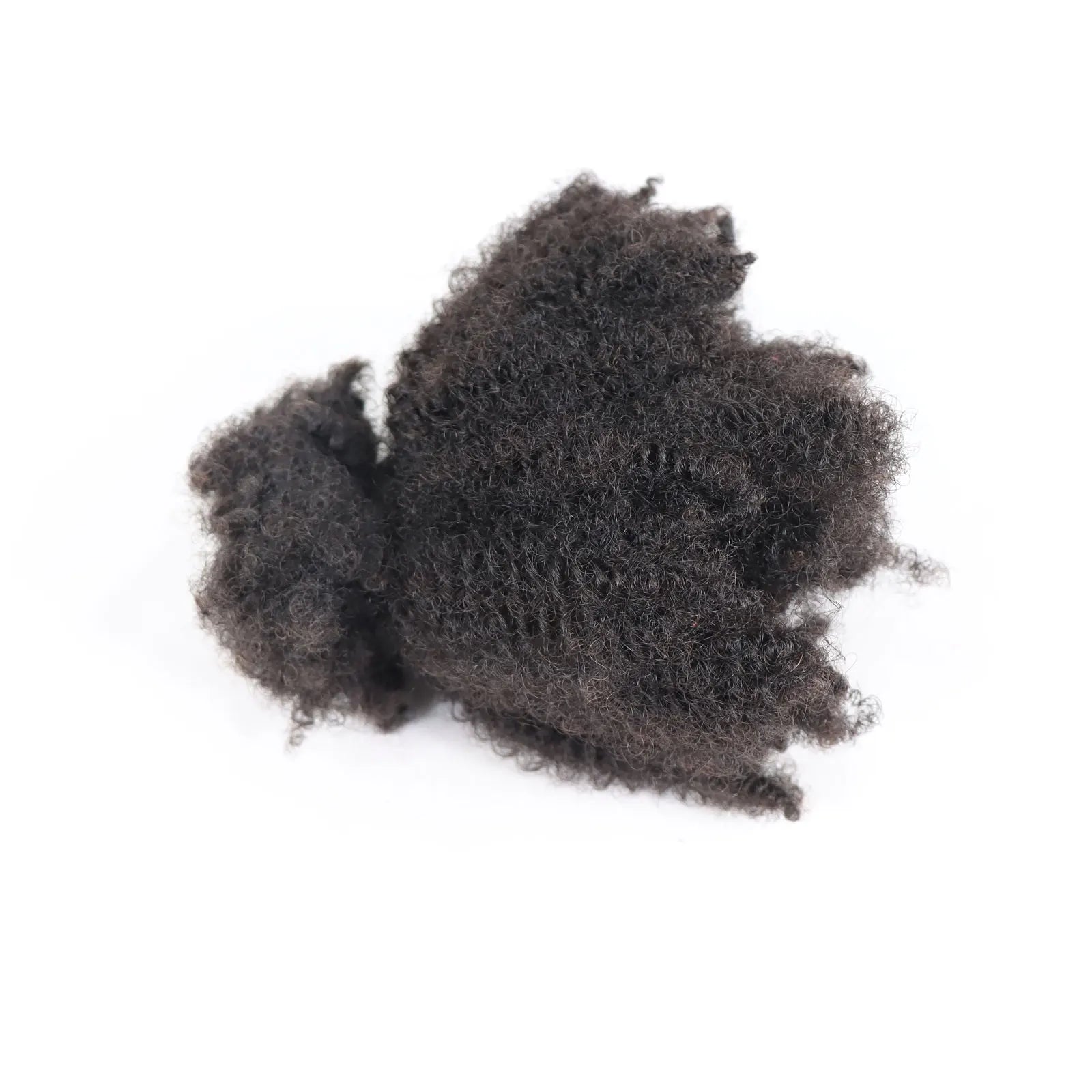 Ombre Afro Kinky Curly Bulk Human Hair for Braiding — Remy Brazilian, Crochet & Loc Styles (10–16 Inches)