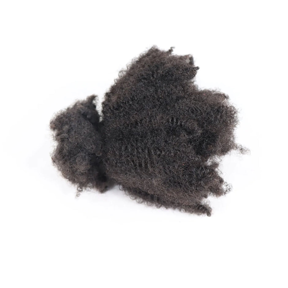 Ombre Afro Kinky Curly Bulk Human Hair for Braiding — Remy Brazilian, Crochet & Loc Styles (10–16 Inches)