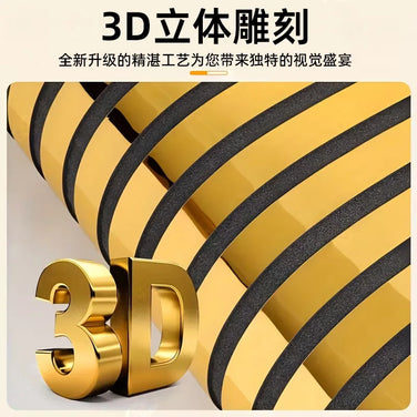 3D Mirror Wall Sticker – Self-Adhesive Reflective Grille Decal for Living Room & Bedroom
