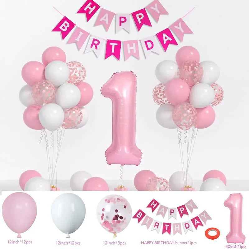 40" Birthday Letter Balloon Set – Foil Balloons for Birthdays, Weddings & Anniversaries - Gold Store Business