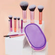 10-Piece Mini Makeup Brush Set — Powder, Eyeshadow, Foundation, Blush, Concealer & More | Professional Beauty Tools