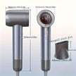 High-Speed Hair Dryer – 110,000 RPM Brushless Motor | Ionic, Low-Noise, 5-Speed | Magnetic Diffuser & Nozzle Included