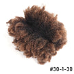 Ombre Afro Kinky Curly Bulk Human Hair for Braiding — Remy Brazilian, Crochet & Loc Styles (10–16 Inches)