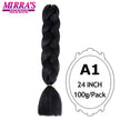 Ombre Braiding Hair Extensions – Kanekalon Synthetic Jumbo Braids 24 Inch | 6 Pcs/Lot