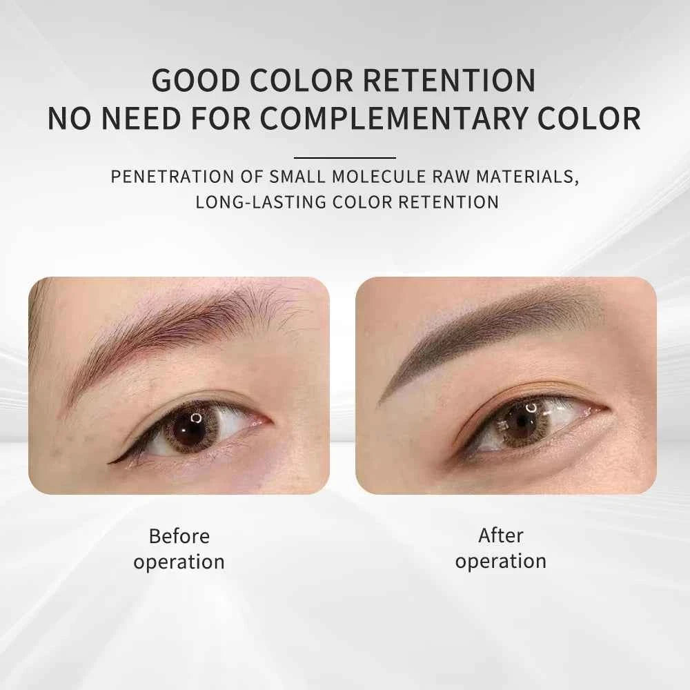 Aimoosi 3ML Semi-Permanent Makeup Pigment — Milk Tea Colors | Brows, Eyeliner & Lips | Lasts 3–5 Years