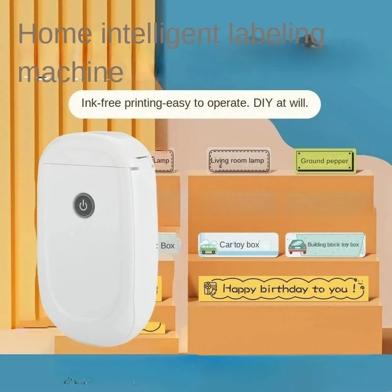 Bluetooth Handheld Label Printer — Portable Mini Thermal Labeling Machine - Gold Store Business