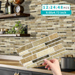 Marble Peel & Stick Wall Tiles – Waterproof Self-Adhesive Backsplash for Bathroom & Kitchen