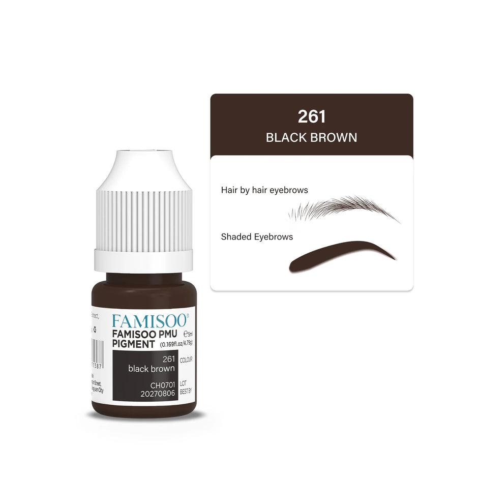 5ML Permanent Makeup Pigment — Lips, Brows & Eyeliner | Plant-Based, CPNP Certified | 29+ Colors