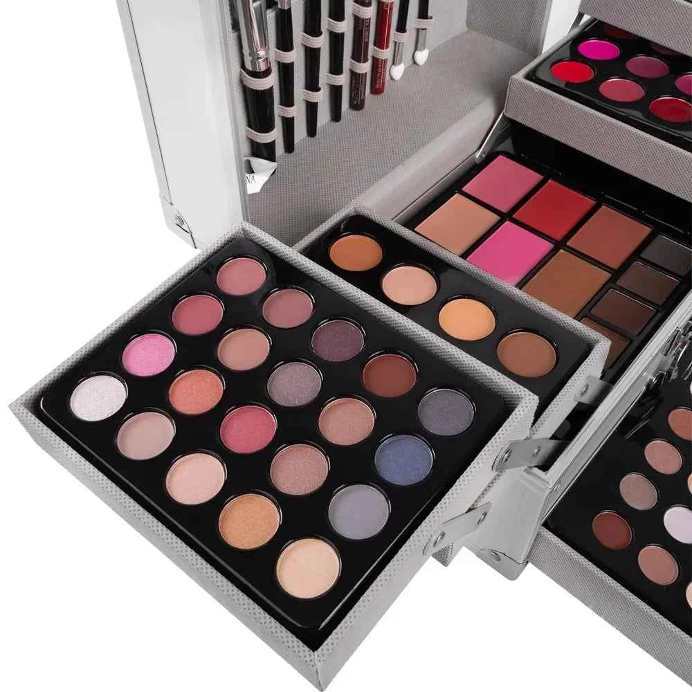 Makeup Mystery Gift Box Set — Full Cosmetics Kit with Lipstick, Eyeshadow, Lip Gloss, Blush & More