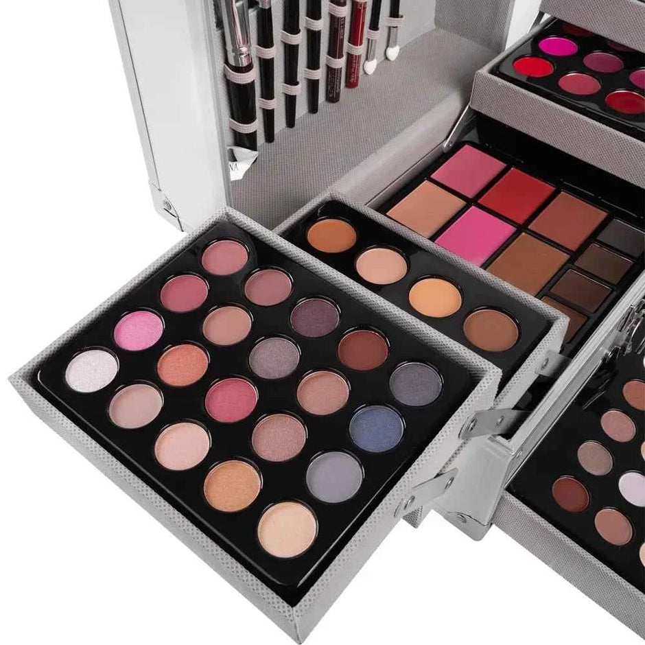Makeup Mystery Gift Box Set — Full Cosmetics Kit with Lipstick, Eyeshadow, Lip Gloss, Blush & More