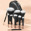 10-Piece Mini Makeup Brush Set — Powder, Eyeshadow, Foundation, Blush, Concealer & More | Professional Beauty Tools