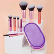 10-Piece Mini Makeup Brush Set — Powder, Eyeshadow, Foundation, Blush, Concealer & More | Professional Beauty Tools