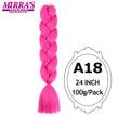 Ombre Braiding Hair Extensions – Kanekalon Synthetic Jumbo Braids 24 Inch | 6 Pcs/Lot