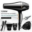 Professional Hair Dryer 1200W – Hot & Cold, Ionic, 3-Speed | Foldable Handle | Home & Salon Use