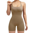 Women's Seamless Yoga Shorts Jumpsuit | Slim-Fit Workout Bodysuit | Quick-Dry Gym & Pilates