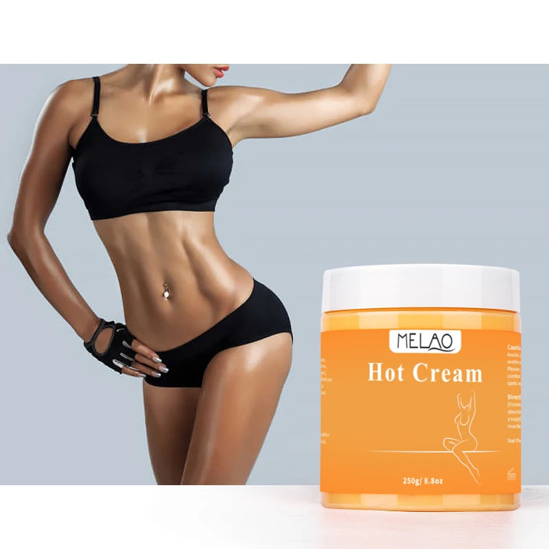 MELAO Natural Hot Cream Massage Gel – 87% Organic Cellulite & Skin Toning Cream for Aches & Firming - Gold Store Business