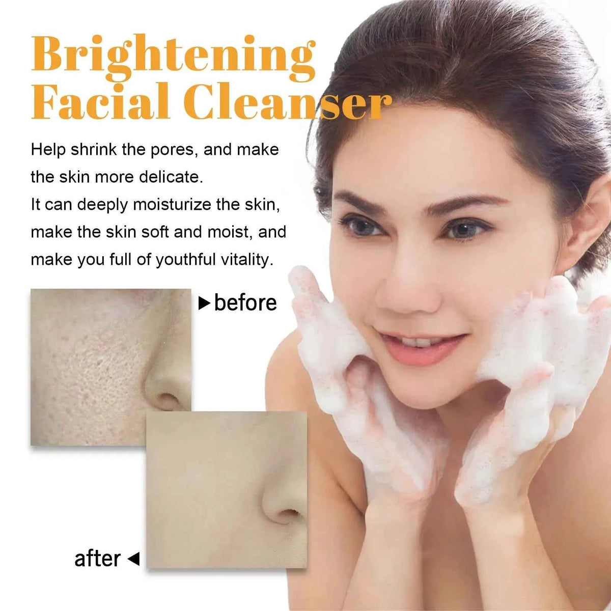 HOYGI Turmeric Cleanser Foam — Deep Cleanse, Brighten & Purify (100ml)
