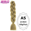 Ombre Braiding Hair Extensions – Kanekalon Synthetic Jumbo Braids 24 Inch | 6 Pcs/Lot