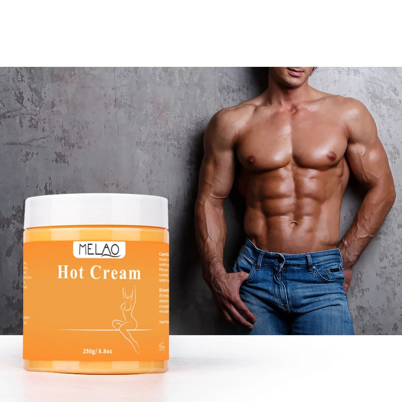 MELAO Natural Hot Cream Massage Gel – 87% Organic Cellulite & Skin Toning Cream for Aches & Firming - Gold Store Business