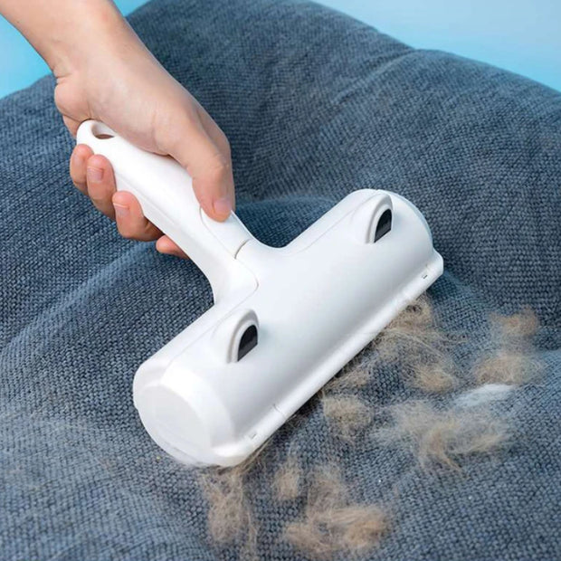 Reusable Pet Hair Remover — Push-Pull Lint Roller for Dog & Cat Fur on Clothes & Furniture - Gold Store Business