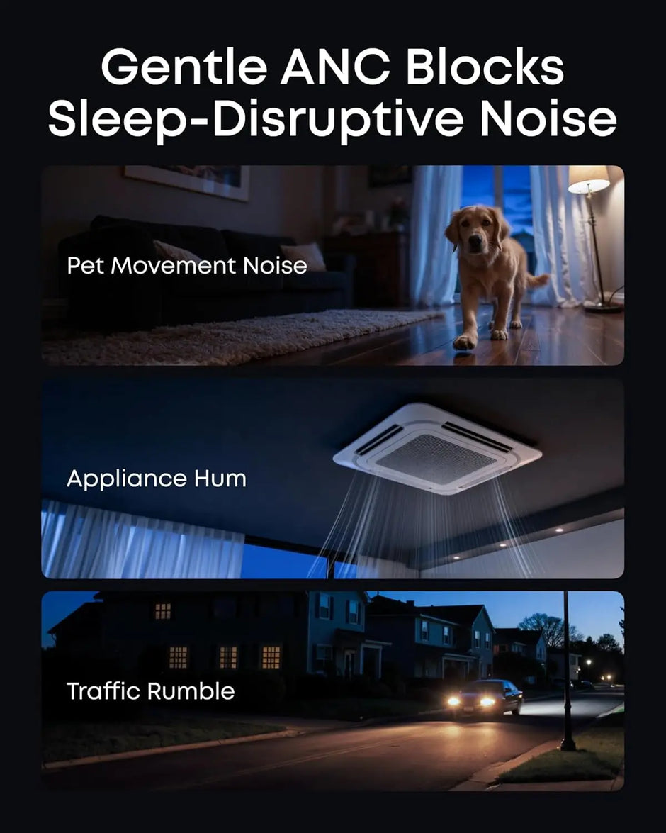 Soundcore by Anker Sleep A30 Sleep Earbuds 2nd Gen — ANC, Side-Sleep Friendly, 45H Battery