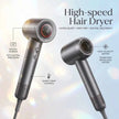 High-Speed Hair Dryer – 110,000 RPM Brushless Motor | Ionic, Low-Noise, 5-Speed | Magnetic Diffuser & Nozzle Included