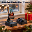 Bluetooth Speaker with Phone Stand -  2 in 1 Portable HD Surround Sound Speaker, Foldable Adjustable Phone Tablet Holder for Home Office, Gifts for Men Women