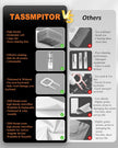Keyboard Cleaner Laptop Cleaning Kit, All-In-One Keyboard Cleaning Kit, Laptop Cleaner Tool for Macbook Ipad Iphone Computer, Portable Electronics Brush Tool for Tablet PC Camera Lens Earbuds Monitor - Gold Store Business