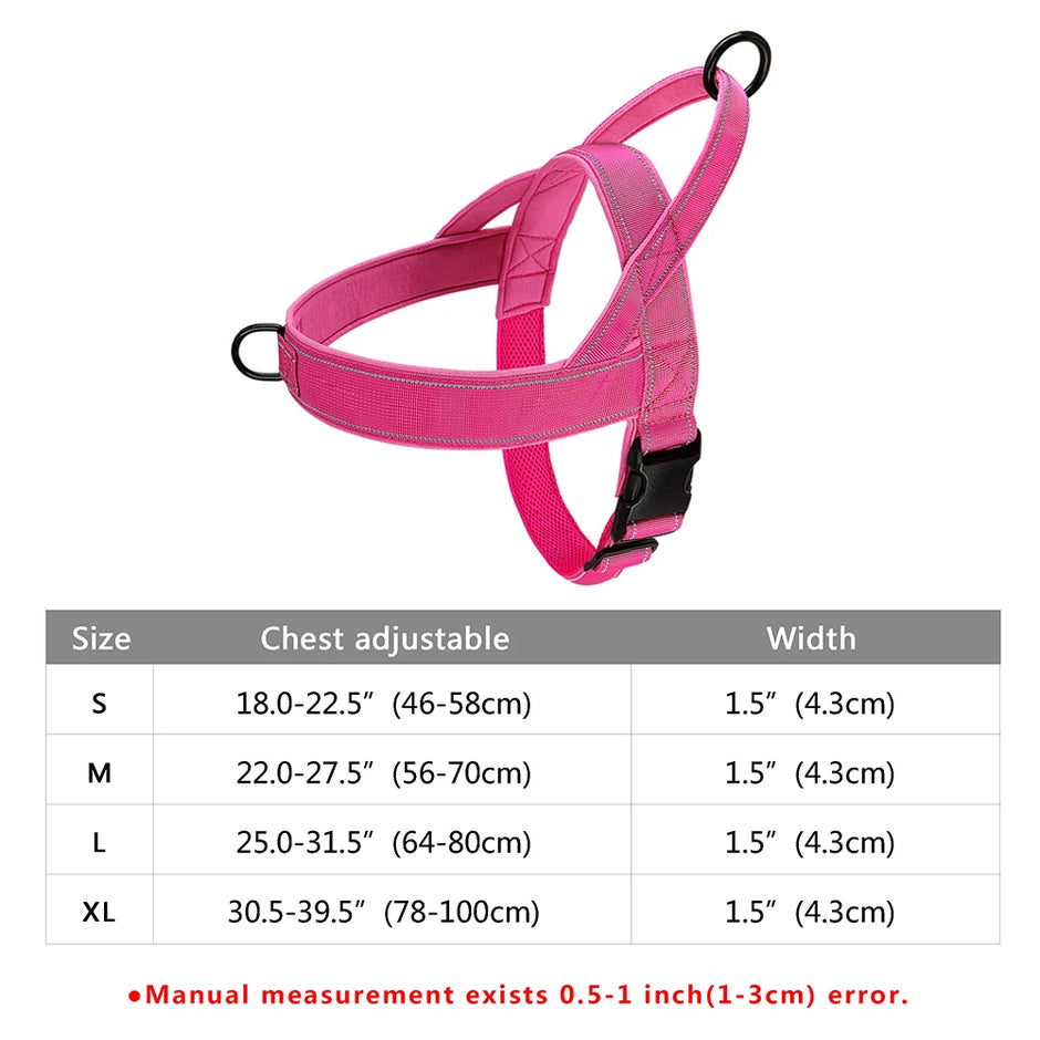 No-Pull Dog Harness – Soft Padded Reflective Vest for Small, Medium & Large Dogs - Gold Store Business