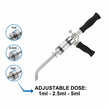 Veterinary Continuous Syringe Gun – Adjustable Dose Animal Injector with 10 Needles - Gold Store Business