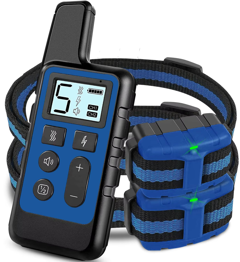 Waterproof Rechargeable Dog Training Collar with Remote – Beep, Vibration & Static Stimulation Modes for All Dogs - Gold Store Business