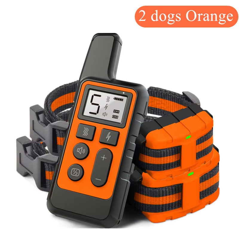 Waterproof Rechargeable Dog Training Collar with Remote – Beep, Vibration & Static Stimulation Modes for All Dogs - Gold Store Business