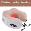Electric Neck & Shoulder Massager — Portable U-Shape Cervical Relief Pillow - Gold Store Business