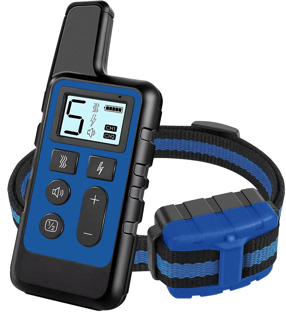 Waterproof Rechargeable Dog Training Collar with Remote – Beep, Vibration & Static Stimulation Modes for All Dogs - Gold Store Business