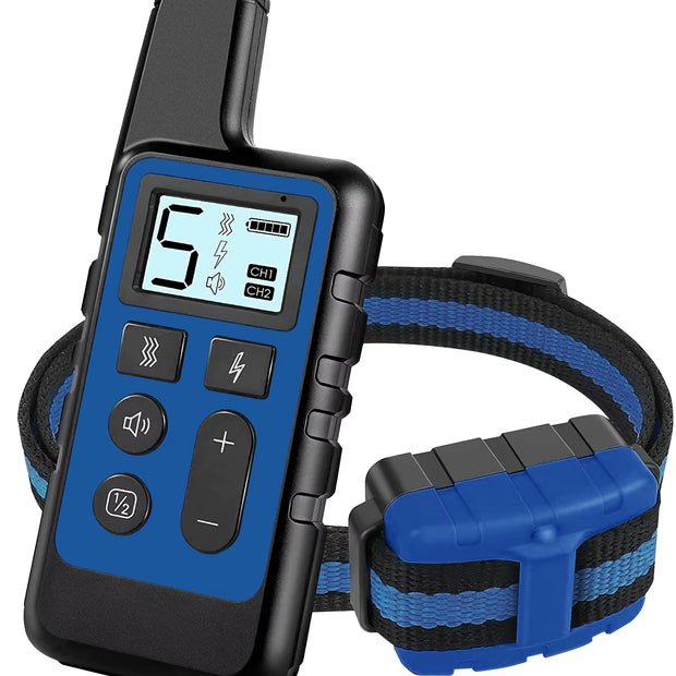 Waterproof Rechargeable Dog Training Collar with Remote – Beep, Vibration & Static Stimulation Modes for All Dogs - Gold Store Business