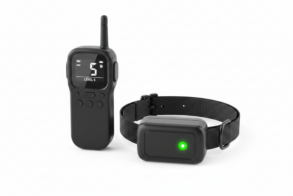 Anti-Bark Dog Collar – Electric Shock, Vibration & Sound with LED for Small & Large Dogs - Gold Store Business