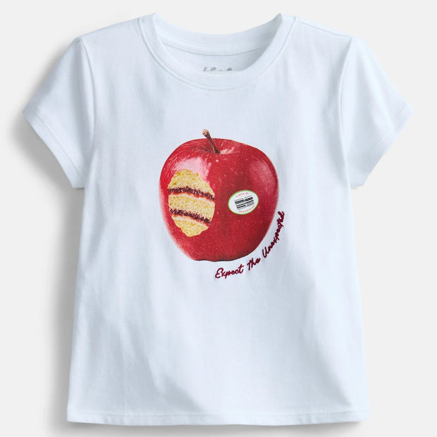 Girls Embellished Graphic Tee with Short Sleeves, Sizes 4-18 & Plus