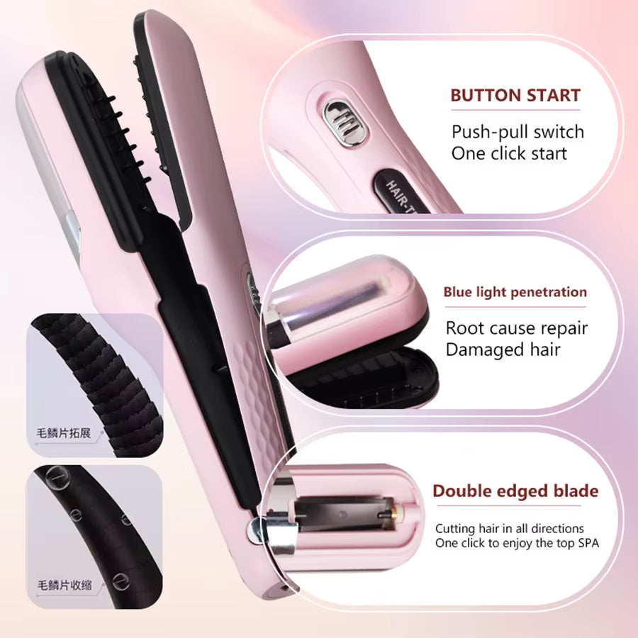 Electric Split Ends Hair Trimmer — Automatic Damaged Hair Repair Tool - Gold Store Business